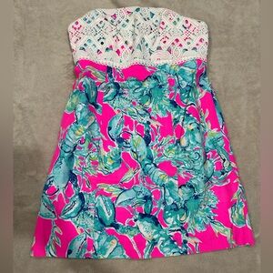 Lilly Pulitzer White Lace-Trimmed Skirt